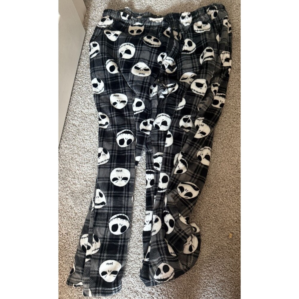 Disney Nightmare Before Christmas Jack Skellington Men's Fleece Pajama Pants XXL
